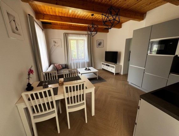 Pohled od vstupu do apatrmánu