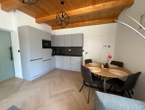 Wohnzimmer mit Küchenzeile